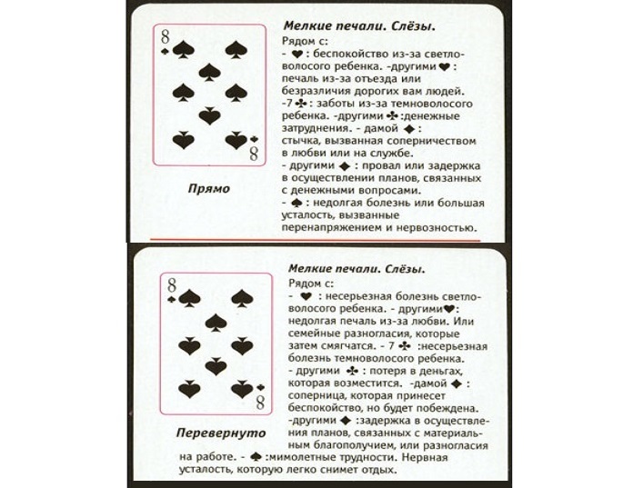 Значение и сочетание игральных карт