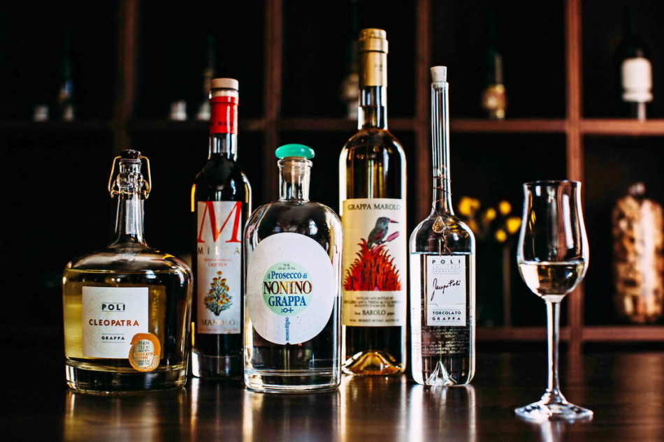 Especialmente conocidos son 8 especies de grappa