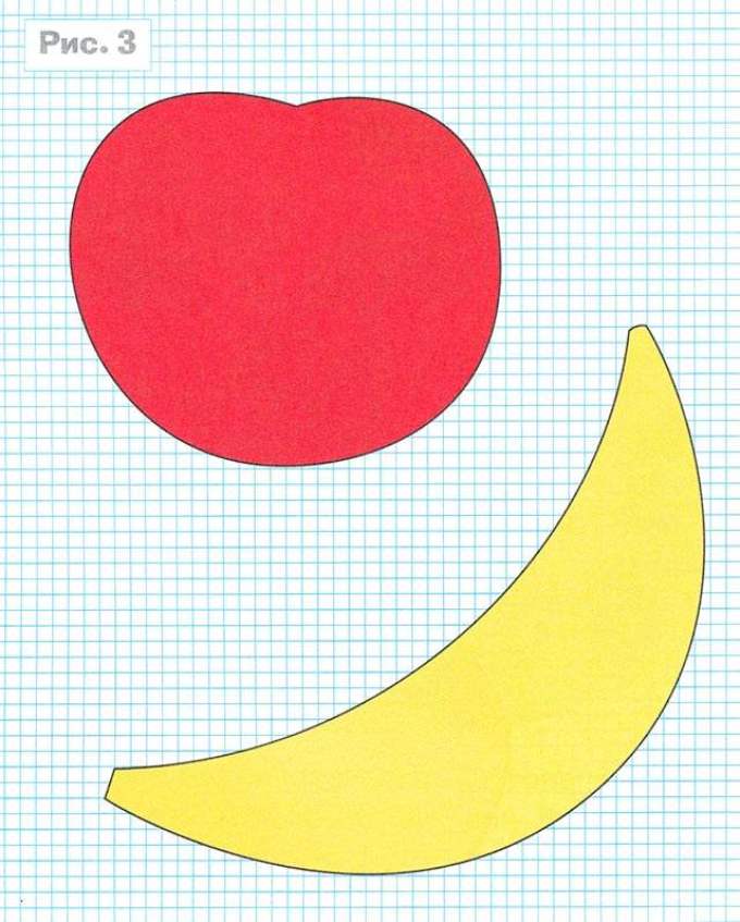 Fruit stencil for application - template, photo