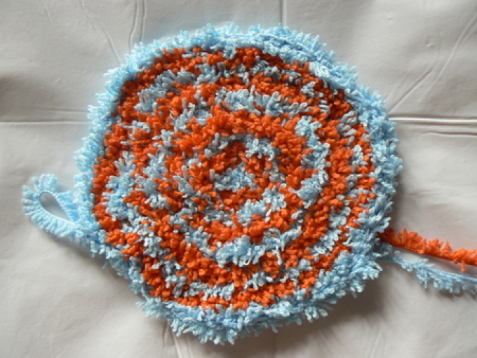 Hat helmet for a boy Crochet: Step 1