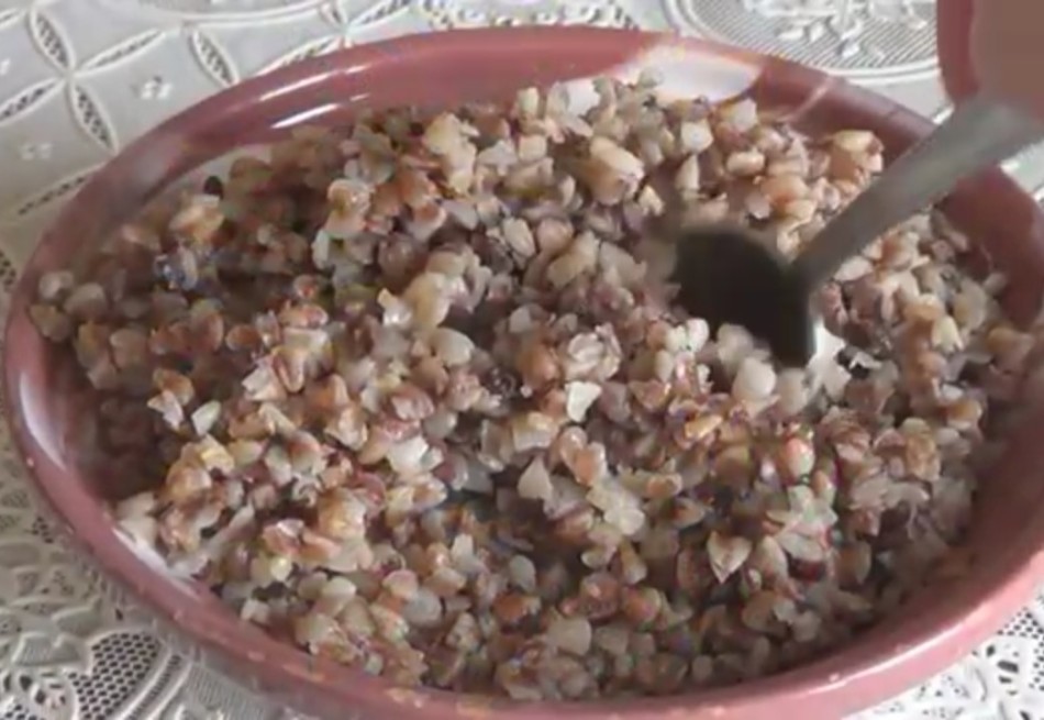 Bruttered buckwheat