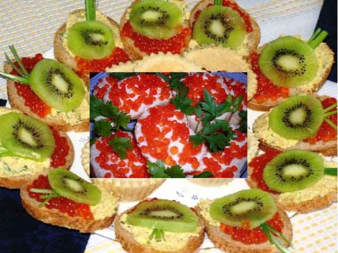 Бутерброды на праздничный стол рецепты с фото простые с красной икрой