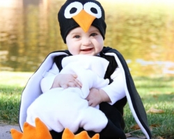 Kostum penguin untuk anak laki -laki dengan tangan Anda sendiri: Langkah -BY -SEKSTI STEP