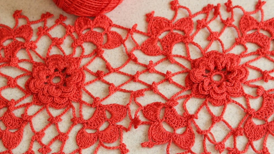 Dentelle irlandaise au crochet, motif 2