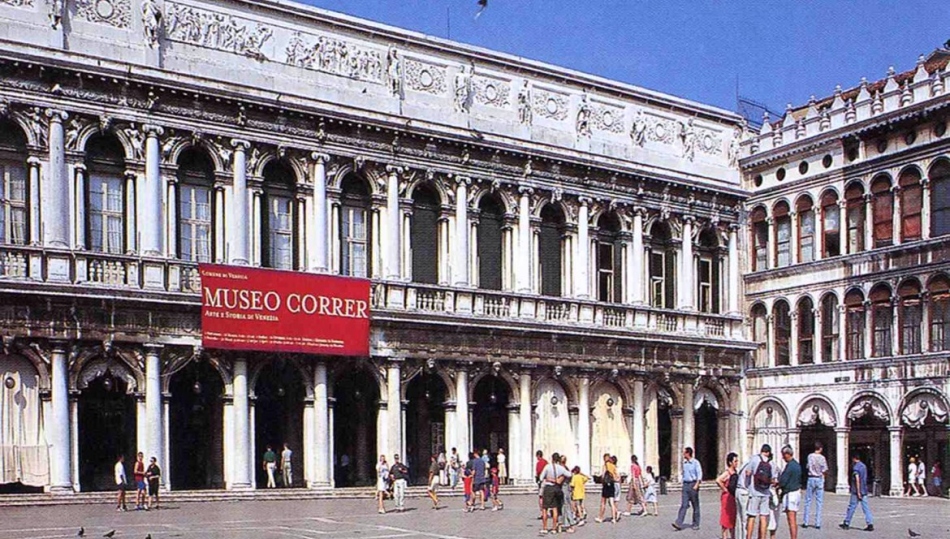 Vhod v muzej Correra, Benetke, Italija
