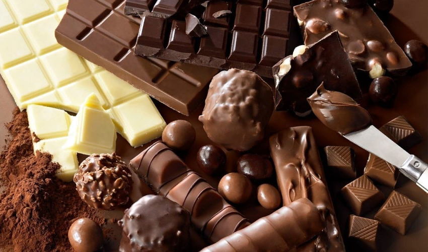 Skladiščenje čokolade, odvisno od sestave in nadeva