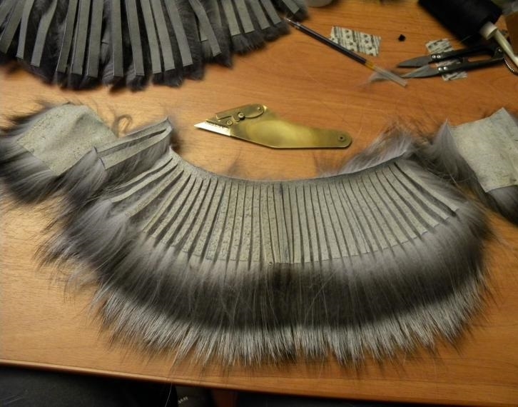 Cutting the second fur
