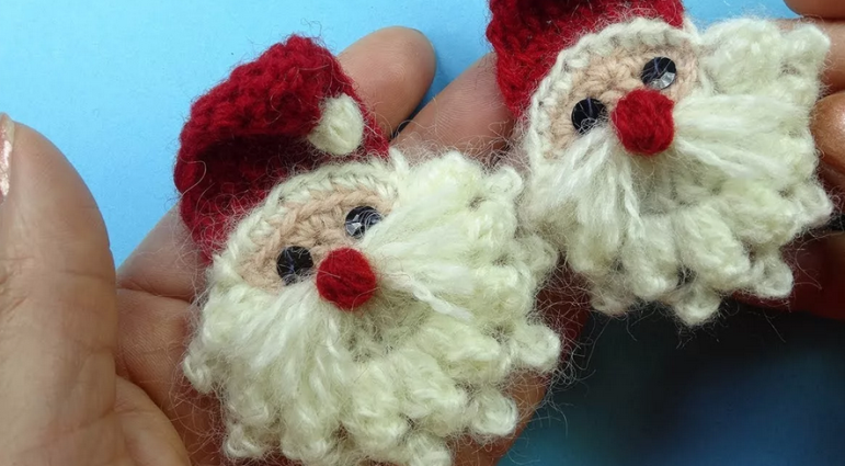 Simple knitted Santa Crost Crochet