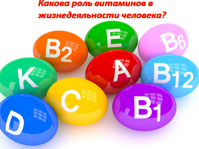 Üzenet a biológiáról a „Vitaminok az emberi életben” témáról: Röviden: mi a szerepük?