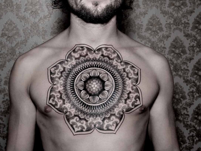Mandala Tattoo: sketches and meaning. Tattoo Mandala: What to do for a girl, men?