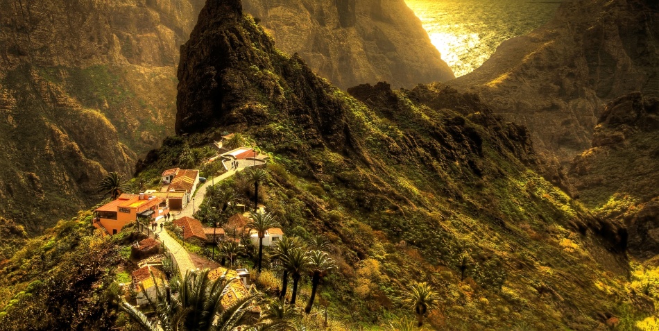 Topeng Ngarai, Tenerife, Kepulauan Canary