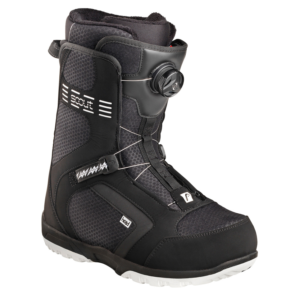 Shoes for snowboarding with a cord of the VOA lacing system