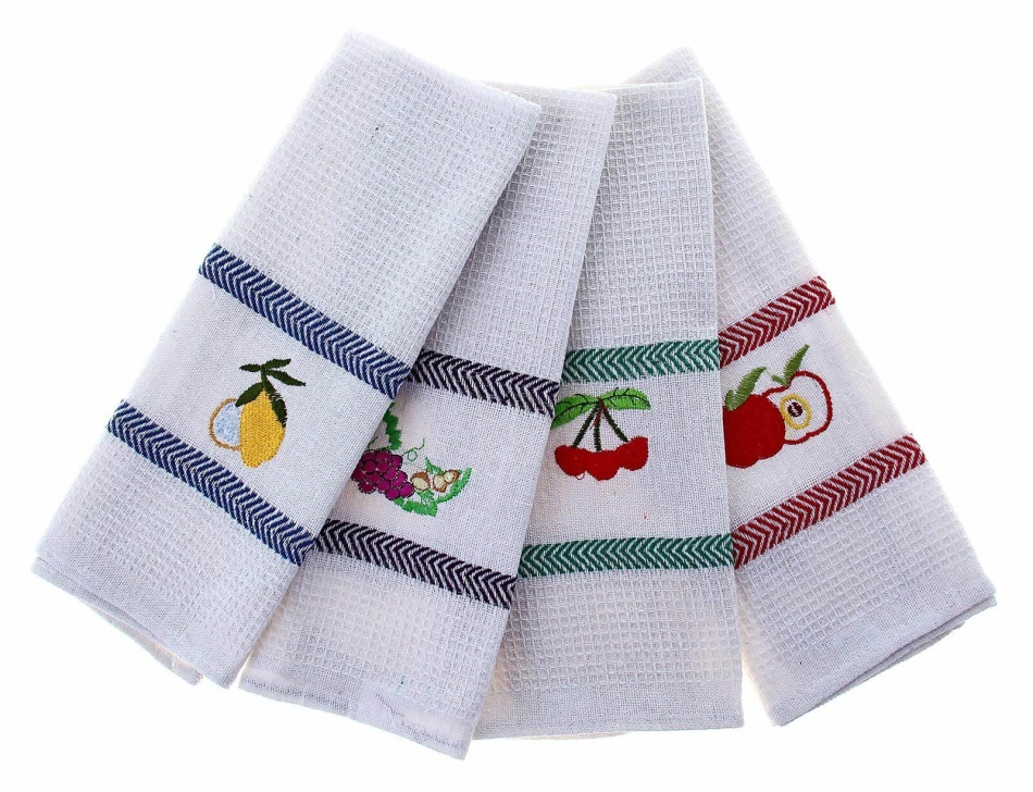 Waffle fabric for kitchen towels
