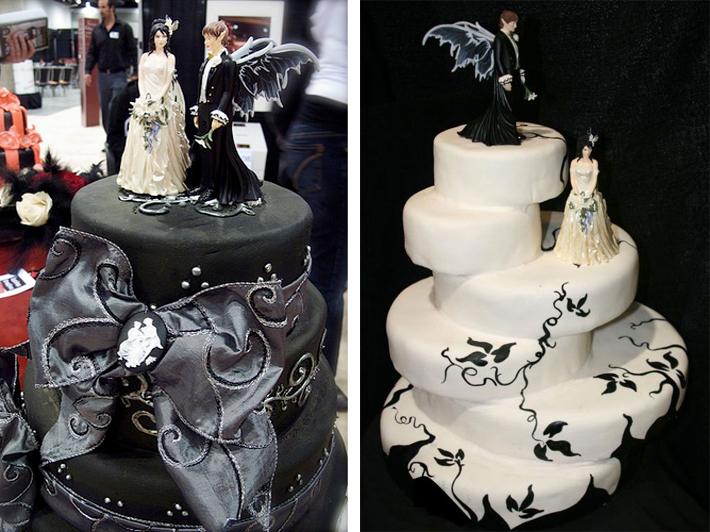 Non -standard wedding cake