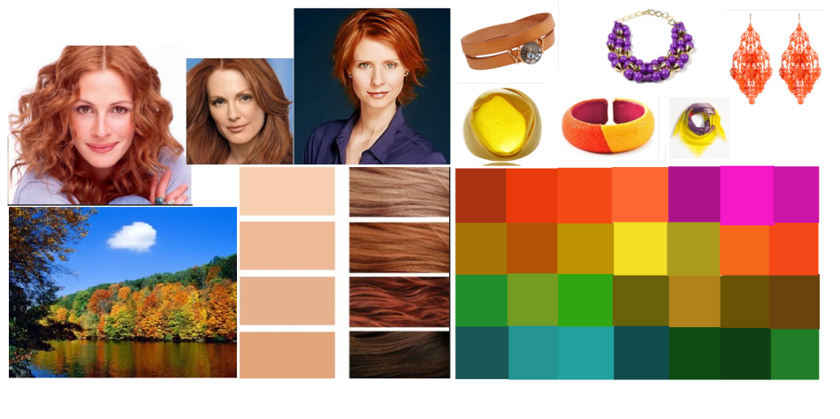 Цветотип осень какие цвета подходят в одежде для женщин