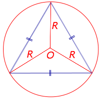 Območje enakostraničnega pravilnega trikotnika