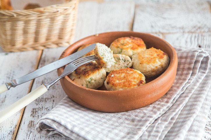 Chuletas con requesón