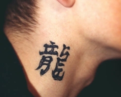 Chinese tattoo tattoos and their meaning, photos, ideas. Chinese tattoo tattoos for men and women with translation into Russian