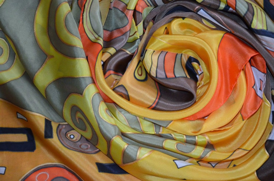 Abstraction des écharpements. batik