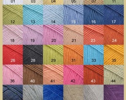 Denim yarn - what can be tied from it: Description