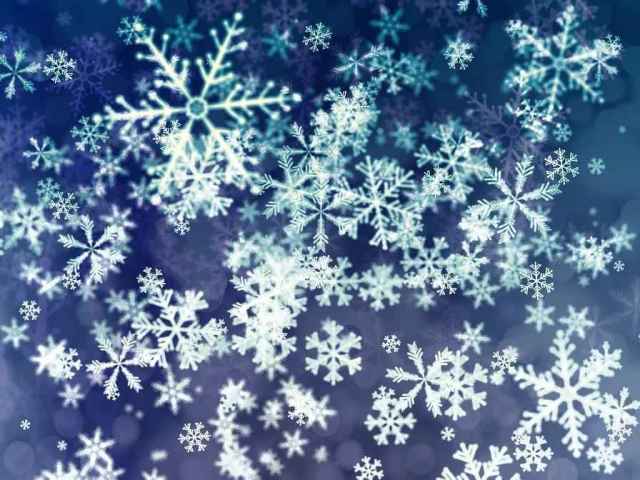 Snowflakes of snowflakes on windows for printing - the best selection of templates