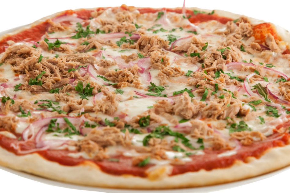 Pizza mit Thunfisch