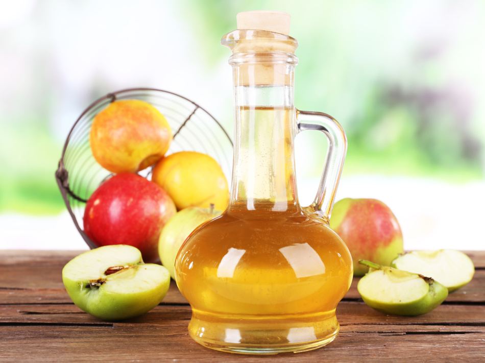 Apple cider vinegar and alkalization
