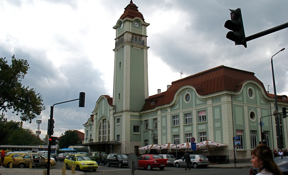 Železniška postaja v Burgasu v Bolgariji