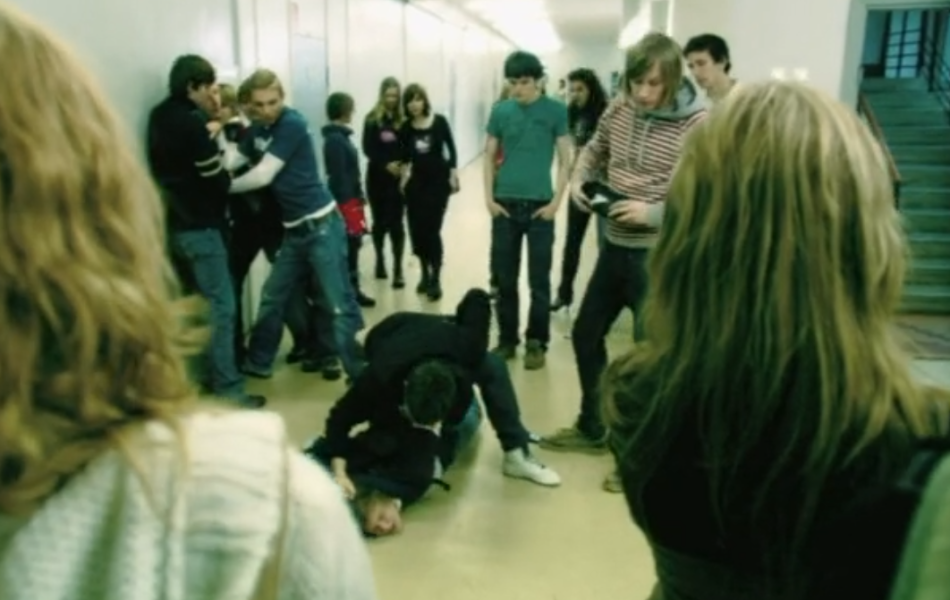 Frame from a piercing film about teenage cruelty class of Estonian director Ilmar Rag