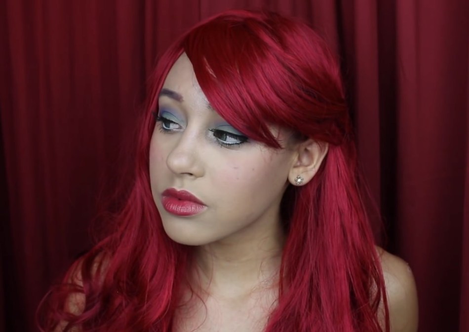 Makeup for doll mermaid Ariel