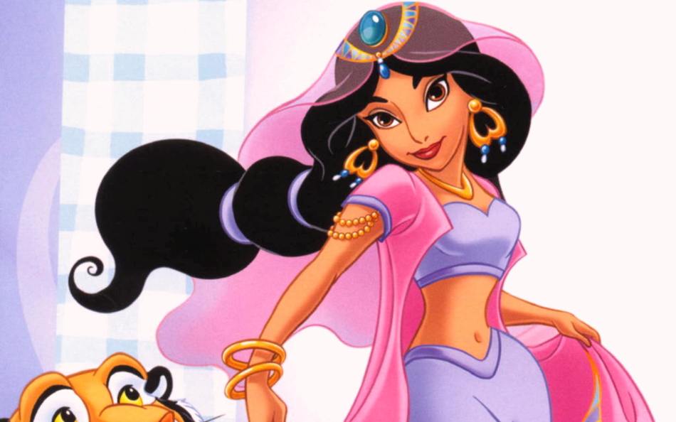 Alteration of a fairy tale in a new way of Aldladin's magic lamp for preschoolers - Princess Jasmine and Sun