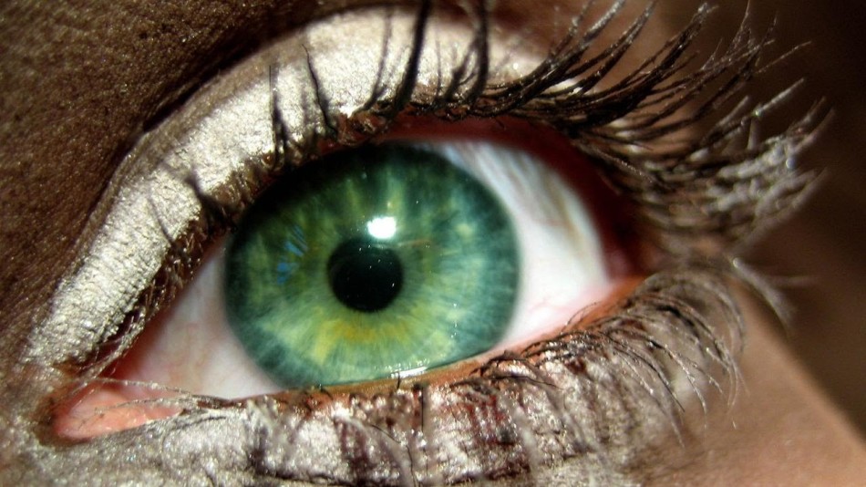 Большие Зеленые Глаза Фото