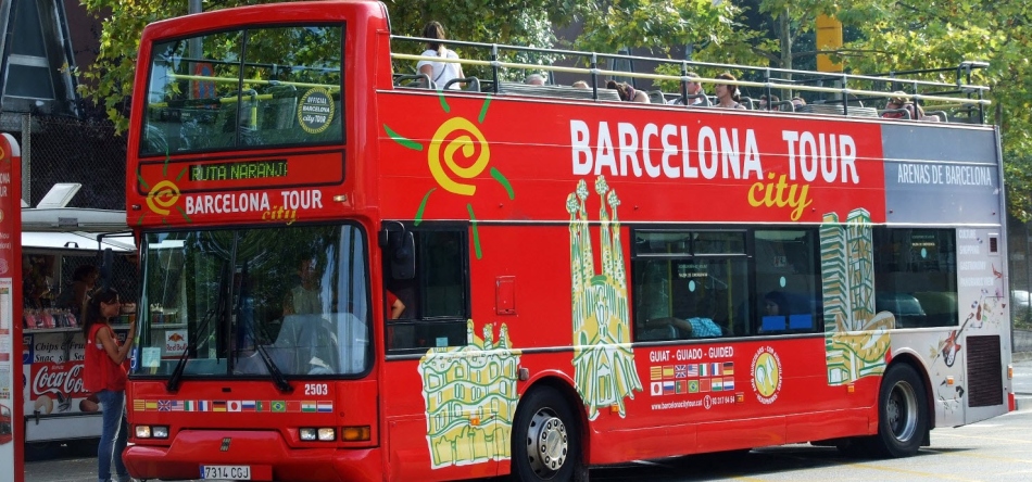 Tourist buses Barcelona