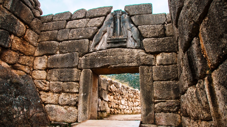 Mycenae, Peloponnes, Görögország