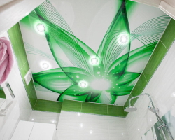 Stretch ceilings in the bathroom: reviews. The stretch ceiling in the bathroom, which is better?