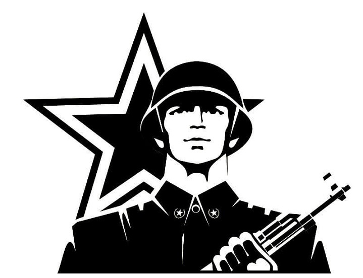 Stencils for Victory Day May 9