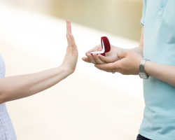 Comment répondre «non» à une proposition de mariage et continuer à se rencontrer - des exemples de phrases