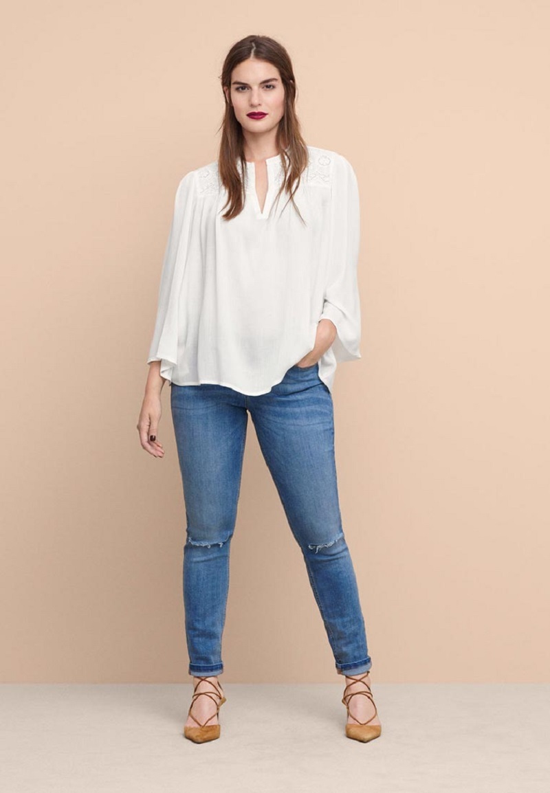 Beautiful blouse from Violeta by Mango