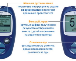 Glucometer One Touch Select (Van Touch Select): تعليمات للاستخدام باللغة الروسية والمزايا والمراجعات