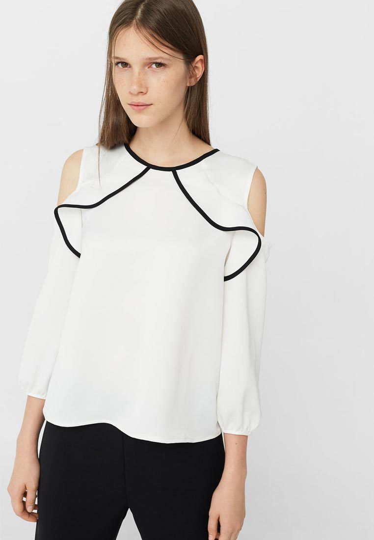 White blouse from Mango