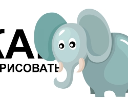 ¿Cómo dibujar un elefante con un lápiz en etapas para niños y principiantes? ¿Cómo dibujar un elefante y un pug?