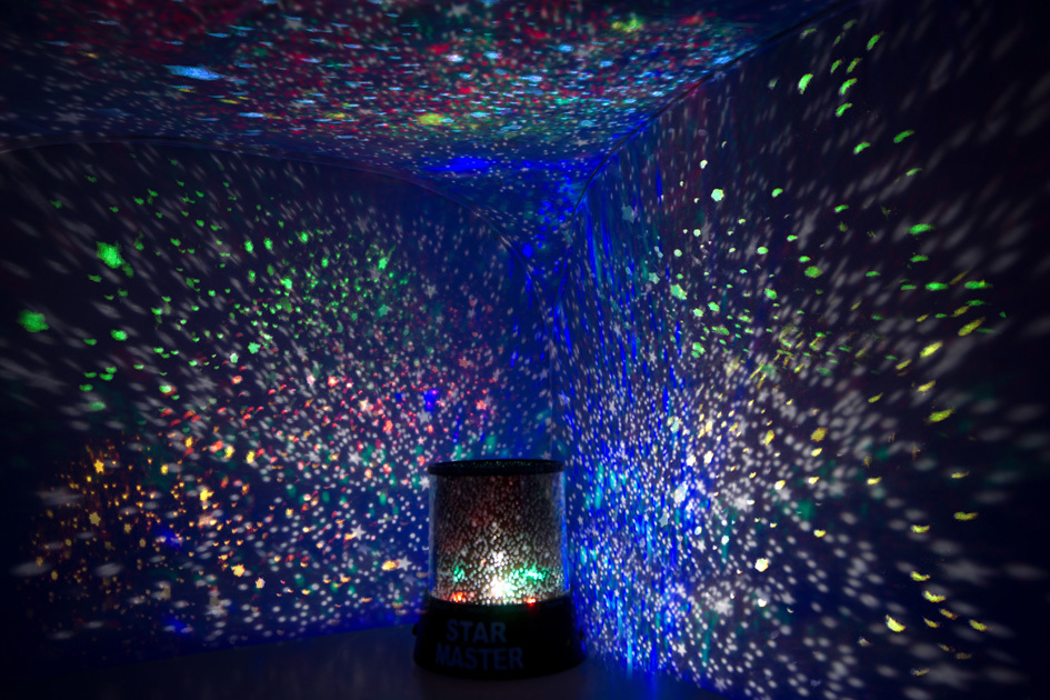 Starry sky projector is an unusual and pacifying gift for a girl