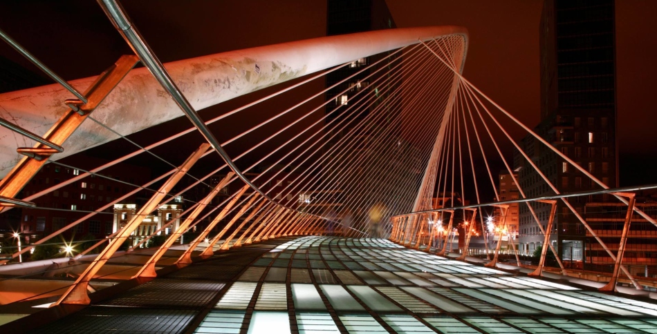 Brücke Subi-Suri, Bilbao, Baskenland, Spanien