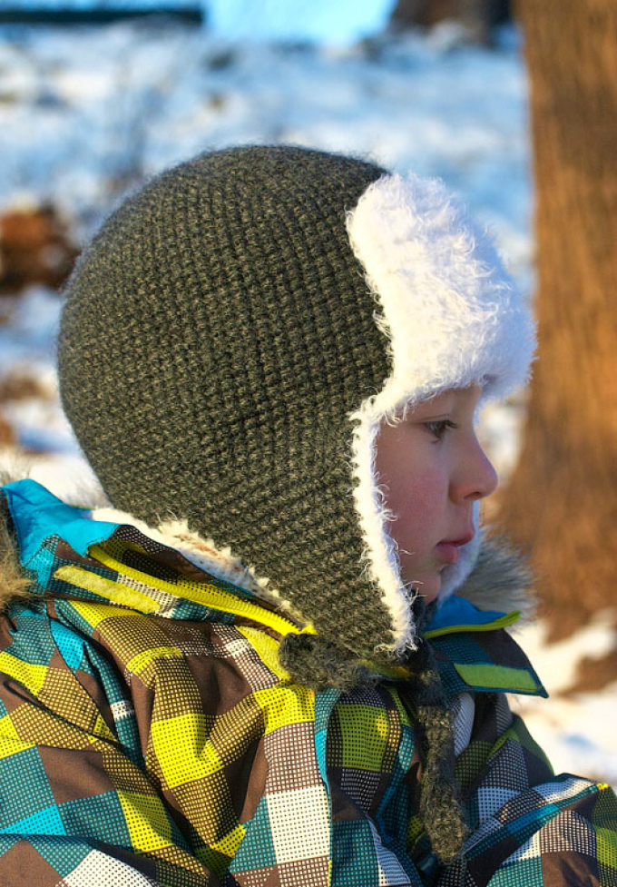 Вязаные шапки для мальчика 6 лет