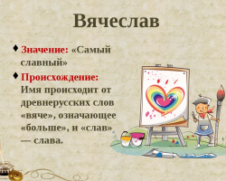 Αρσενική δόξα Όνομα, Vyacheslav-as μπορεί να ονομαστεί διαφορετικά: μορφές ονόματος