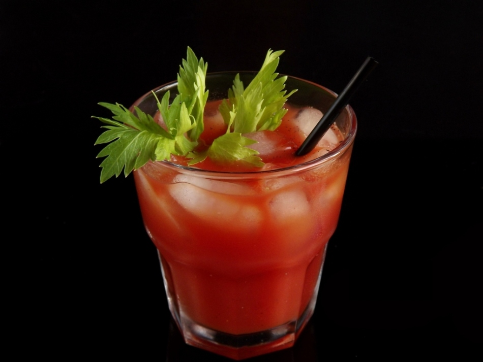 Cocktail with vodka - Bloody Mary