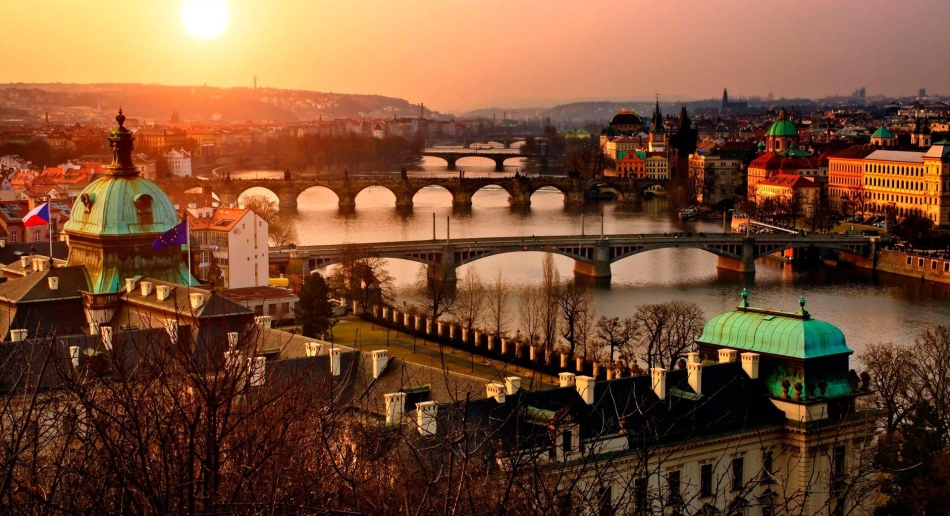 Prague du soir, République tchèque