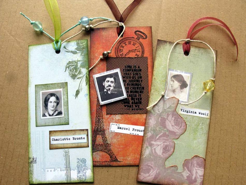 Individual bookmarks for each writer