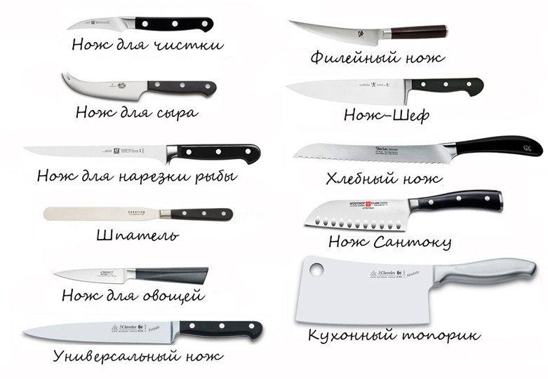 Des couteaux