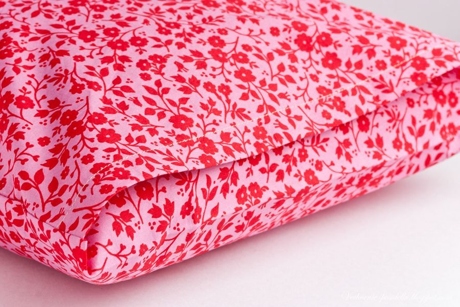 Cara menjahit sarung bantal dengan bau di tempat tidur bantal 50 hingga 70: deskripsi pola